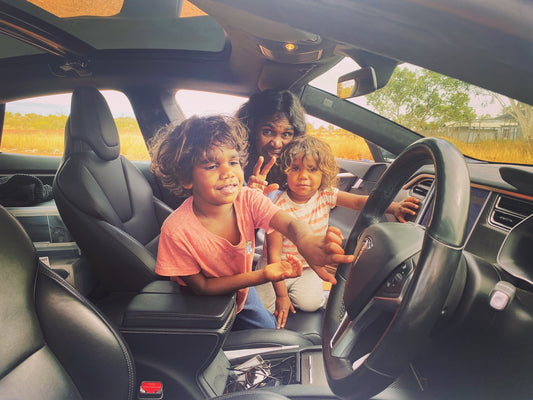 Tesla Model S goes bush on mission to reduce energy poverty